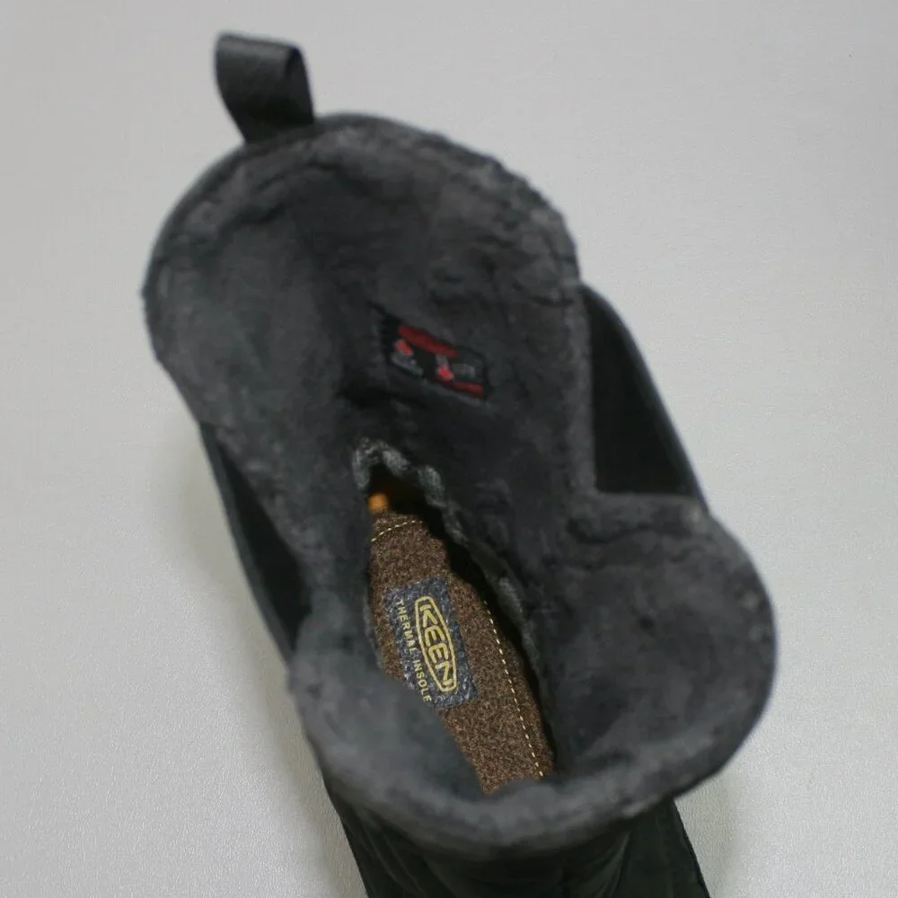 Keen Ladies 10.5 Terradora Black Waterproof Pull-on 200 g Insulated Winter Boots - Picture 7 of 12